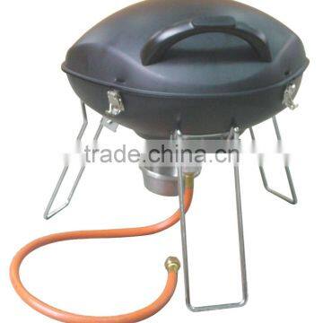 Garden Party Backyard Party Outdoor Portable Gas Shell Single Burner BBQ grill with legs