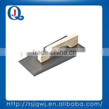 Wooden handle carbon steel plastering trowel floating construction tools JQ6073