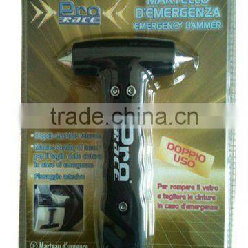 Emergency Hammer with Seat Belt Cutter