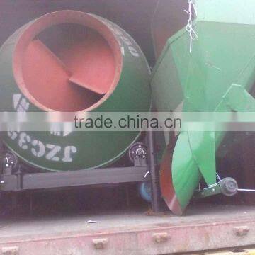 350l Manual Double Shaft Electric Concrete Mixer photo-2