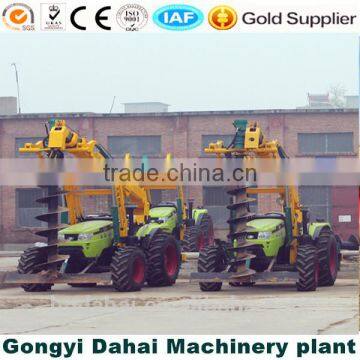 Electric Pole Erecting Crane & Digging Hole From DAHAI Factory photo-5