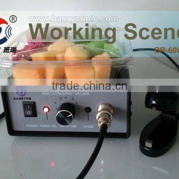 mini ultrasonic welder for fiberglass parchment lampshade fabric packaging machine pvc