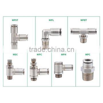 JULY Factory Brass Nickel Plated Hose Quick Fittings Air Brake Fittings photo-2