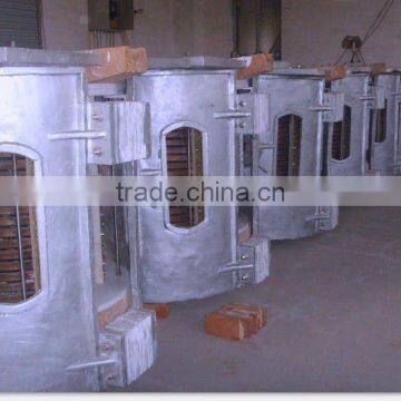 Medium frequency induction smelting furnace