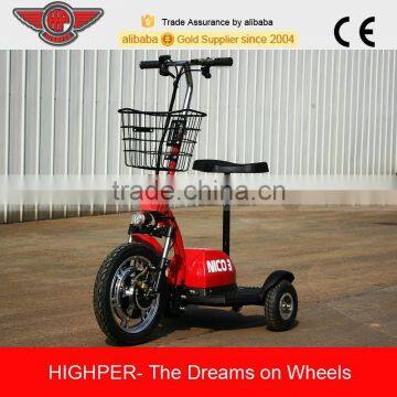 Electric Three Wheel Mobility Scooter, Handicapped Scooter