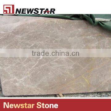 Newstar Ligth Coffee Brown Marble Slab For Home Flooring Decoration photo-3