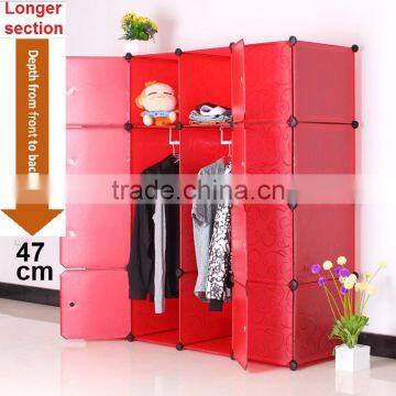 DIY Plastic Bookshelf Closet Wardrobe Cabinet Bathroom Shelf Shoe Rack photo-6