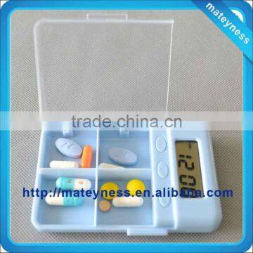 Plastic Pill Box with Timer