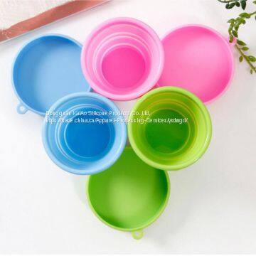 Camping Travel School Collapsible Silicone Cups photo-4