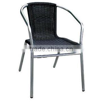 Black Outdoor Garden Wicker Chair L91404