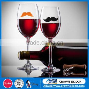 SEDEX and ISO NEW Promotion Identification Suction Cup wine glass marker