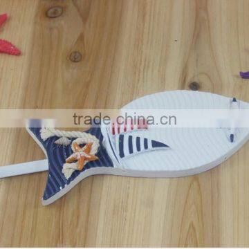 CY081 Mediterranean Style Anchors Fish Slipper Boat Shaped Wall Hooks Living Room Hanging Decoration Nautical Decor photo-3