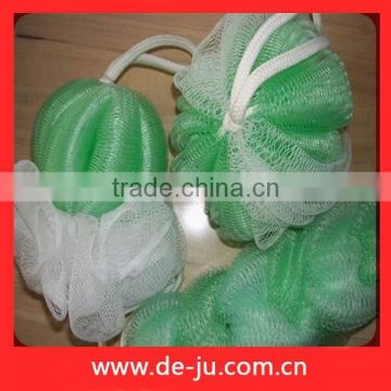 Light Green Flower Petaling Bath Sponge Loofah photo-3