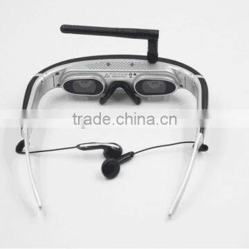 HD 5.8GHz Wireless Eyewear Video Glasses For FPV Racing Drone Glasses Support 68inch Full Color LCOS Screen photo-6