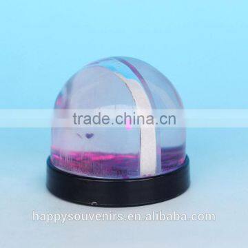 Black Base Photo Frame Plsatic Snowball For Gifts photo-4