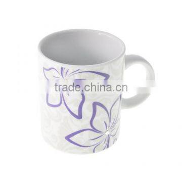 Porcelain flower mug with Crystals from SWAROVSKI