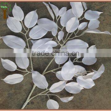 Fabric Material Artificial White Ficus Branch photo-2