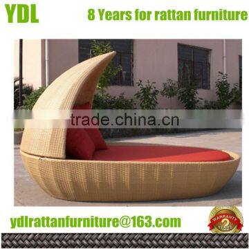 Youdeli Rattan garden cast aluminum patio furniture bed