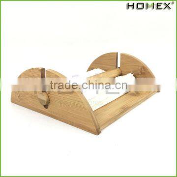Bamboo Napkin Holder With Bar Homex BSCI/Factory photo-6