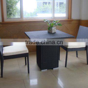 Customized Design Outdoor Rattan Dining Set With Rectangle Table photo-3