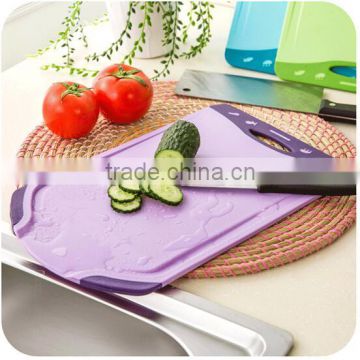 plastic thick chopping board with drain fruit chopping block wholesale cutting boards