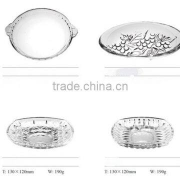 Beautiful wholesale clear glass dishes in cheap