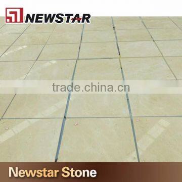 Polished Cut to Size 24 by 24 Beige Marble Floor Tile Marble Flooring photo-2