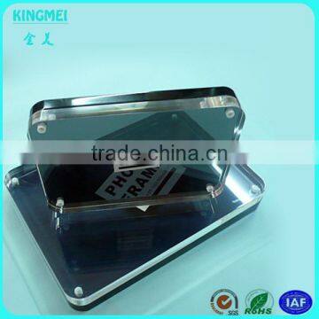 KM-VP72 Rectangle Shape Blank Plastic Acrylic Photo Frame Fridge Magnet With Picture Insert photo-4