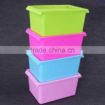 28cm PP Plastic Colored Organizer Container Storage Box&bins photo-2