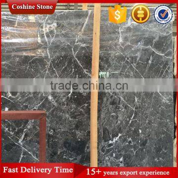 Polished Dark Grey Color Marble, 2cm Thickness Dream Grey Marble photo-6
