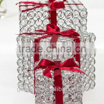 Wholesale Led Christmas Decoration Iron Acrylic Square Gift Box photo-5