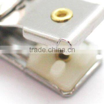 Nickel Plate 1 Inch Fashion High Quality Metal Suspender Clip With Plastic Teeth Inside for Garment photo-4