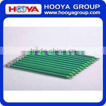 wholesale Student black lead plastic HB pencil with eraser