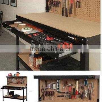 Updated branded electrical work bench with drawer bench