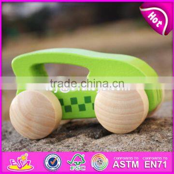 2017 New Fashion Funny 8 Pieces Toddlers Small Wooden Cars W04A341 photo-4