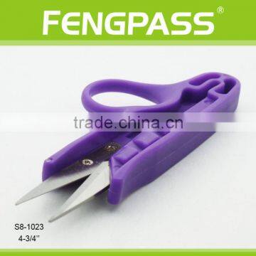 S8-1023 4-3/4" 2Cr13 Stainless Steel Blade With Plastic Handle Thead Scissors photo-3