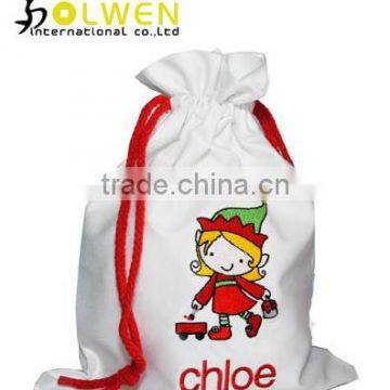 Drawstring Satin Custom Gift Bag