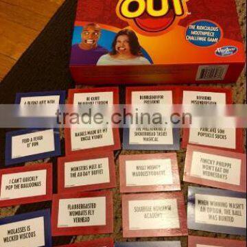 2016 Family Christmas Gifts Plastic Indoor Board Game Pieces Speak Out Game photo-6