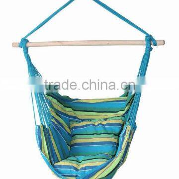 Outdoor Patio Portable Colorful Hanging Swing Hammock Canvas Chair