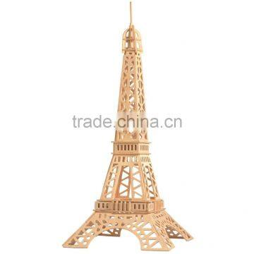 Children's Wooden Environmental 3d Puzzle Toys ,Eiffel Tower 3 d Wooden Puzzles Fancy Toy photo-2