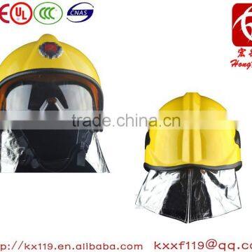 Factory Direct Sale Flame Retardant Shawls Firefighter Heat Resistant Helmet for Fire Frighting photo-2