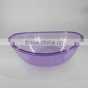 Colour Transparent Plastic Salad Bowl photo-3