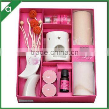 Ceramic Oil Burner Fragrance Oil Diffuser Gift Set, Scented Drawer Liner Set photo-3