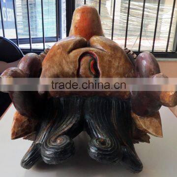 Dragon Mask Wall Hanging Decor Handmade in Nepal photo-5