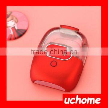 UCHOME Portable Battery Powered Dual Ultrasonic Sprayer Port Pig Shaped Humidifier For Travel photo-5