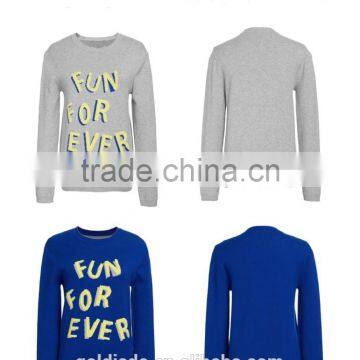Latest Design Ladies Sweater Printing Woman Knitted Sweater photo-4