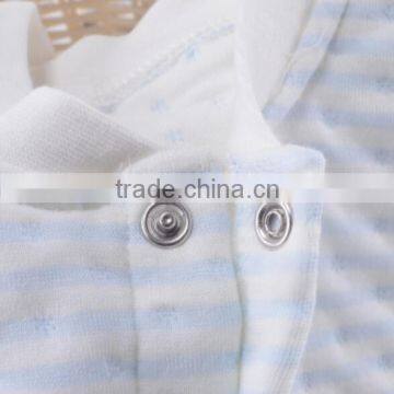 Long Sleeve Knitted Baby Romper Toddler Pyjamas 100% Cotton Baby Layette photo-2