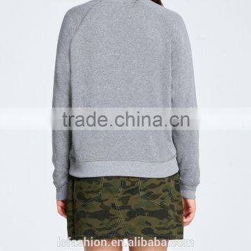 Tops for Women 2017 Long Sleeve Round Collar Sweatshirt Autumn /spring photo-2