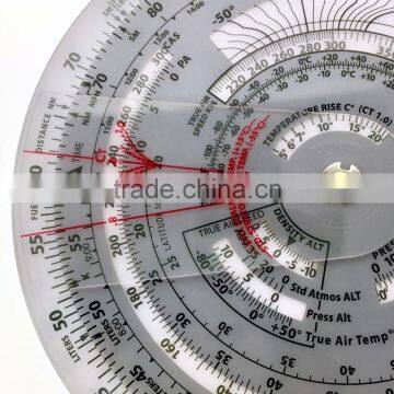 CYA Brand Plastic Round Flight Calculation Wheel Aviation Plotter for Pilot Training One Pcs per Leather Bag Packing #E6B-Circ photo-5