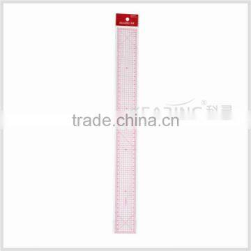 China High Quality Transplant 1.2mm Thickness Sandwich Line 5*50cm Plastic Quilting Ruler for Tailor Design#8007 photo-2